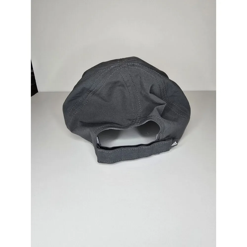 Gently Used Adidas Women's Fit Aeroready Baseball Hat Cap Gray Pink Rose Gold Lo